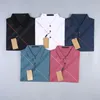Polo en tissu de haute qualité pour hommes, T-shirt ample et décontracté, simple et polyvalent, style business