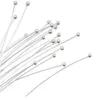 1000pcs lot Silver Plated Ball Head Pins For Jewelry Making 18 20 24 26 30 40 50mm267v