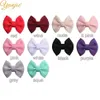 10pcs lot 4'' Puff Hair Bows For Girls Chic Puff Bow Hair Clips Barrette Kids DIY Hairbow Winter DIY Hair Accessories LJ324N