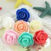 500PCS Bag Mini Pe Piana Rose Flower Głowa Sztuczne kwiaty ręcznie robione majsterkowanie domowe domowe Dekoracja świąteczna imprezy 2110232792