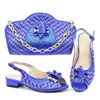 Dress Shoes Arrival Wine And Bags Sets Decorated With Rhinestone Wedding Bride Africa Elegant Shoe Set For Party