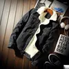 Chaquetas para hombres Hombres de invierno Chaqueta de mezclilla Moda Forro de lana cálido Abrigo Outwear Outwear Jean Cowboy Trajes casuales Tallas grandes 5XL 6XL