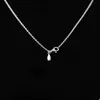 Authentieke 925 Sterling Zilver 50 cm 70 cm 90 cm Ketting Ketting Fit Europese Ketting Sieraden Rose Goud-kleur 210323254o