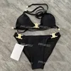 Designer halter bikini sexig push up bh mode trosor kostym för damer mode strand surf baddräkt bikini