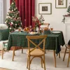 Tovaglia Tovaglia scozzese natalizia Tovaglia festosa a quadretti Tovaglia natalizia per cena, lavabile, riutilizzabile, Decorazione del desktop 231204