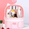 Jewelry Pouches Cat Shape Plastic Makeup Storage Box Cosmetic Organizer Make Up Container Desktop Sundry Case314R