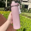 topsportmarket LUC1 710ml Insulated Water Cup LU Sport Gym Vacuum Bottles Portable Leakproof Outdoor Cup Stainless Steel Thermos Pure Color