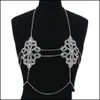 Other Jewelry Sets Butterfly Crystal Set Body Chain Bra And Thong Panties For Women Y Lingerie Bikini Jewelry Underwear T200508 Drop D Dhc71