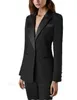 Zweiteilige Hosen für Damen, 2 Outfits in Übergröße für Damen, Blazer mit Hochzeits-Smoking, Party, Büro, Arbeit, Slim-Fit, Business-Anzug, Jacke, Hose 231204