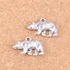 34pcs Antique Silver Bronze Plated bear california state flag Charms Pendant DIY Necklace Bracelet Bangle Findings 24 15mm218R