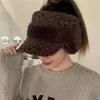 Casquettes de balle Mode Automne Hiver Chaud Chapeau En Peluche Cache-oreilles Femmes Filles Vide Top Casquette De Baseball Casual Extérieur Résistant Au Froid Coupe-Vent Bonnet