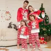 Trajes a juego de la familia 2024 Pijamas de Navidad Adultos Niños TopPants 2PCS Ropa de dormir de Navidad Pijamas Bebé Mono 231204