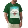 Polos masculinos The Water Kitty camiseta fofa tops plus size camisas de treino masculinas