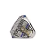 World Baseball Championship Ring 2020 La Champions Rings for Fans Silver Solid Metal Souvenir with Crystals2059