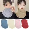 Lenços inverno velo anel cachecol snood cordeiro pescoço mais quente multi-funcional ao ar livre botões de esqui pelúcia dupla camada neckerchief