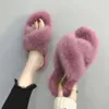 Buty designerskie Paris Slipper Furry platforma sandałowe pluszowe kapcie hafty b słowo para pluszowe kapcie furry zjeżdżalnia zamsz kapcie jgcyl