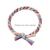Hair Accessories Rubber Band Hairband For Women In South Korea Cute And Simple Headband Small Fresh Personalized Leather Er Woven Ro Dhiji