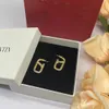 Oorbellen Ontwerper Voor Vrouwen Strass 18K Verguld Met Box Stud Topkwaliteit Mode Goud Kleur Vrouwen Feest Bruiloften Sieraden