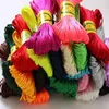 LOT de 10 rouleaux de cordon métallique, 20 mètres chaque rouleau, nœud chinois, cordon tressé en Nylon satiné, macramé, perles, queue de rat, 3mm159Z