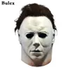 Máscaras de festa Bulex Halloween 1978 Nichael Myers Máscara Horror Cosplay Traje Látex Adereços para Adulto Branco Alta Qualidade 220921222U