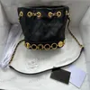 23B Bucket Bag Mini Designer Women Shoulder Bag 18C Sheepskin Diamond Gold Hardware Metaal Clasp Luxe handtas Badge ketting Matelasse Chain Crossbody Bag make -uptassen