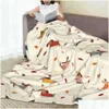 Blankets Dachshund In Sweaters Pattern Fleece Printed Cute Portable Soft Throw Blanket For Bed Office Quilt Dog Flannel 231130 Drop De Dh3Lc