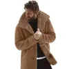 Men's Jackets Winter Coat Sheepskin Jacket Warm Wool Lined Mountain Faux Lamb Loose Fashion High Quality Drop 231205