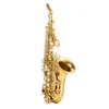 Mały saksofon giętego sopranu u dzieci B-Flat i dorosłych Wydajność egzaminu dla początkujących