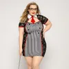 Sexy Costume Cosplay Set Plus Size School Uniform Dress Underwear Erotic Lingerie Porno Costumes Sexy Role Play Outfits