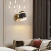 Applique murale LED de luxe moderne, simplicité, design nordique, personnalité créative, étoile, chambre à coucher, tête de lit