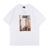 Kith X New York Tシャツメンズデザイナー高品質のTシャツTEEワークアウトシャツ大型Tシャツ100％コットンキスTシャツビンテージ半袖Q2