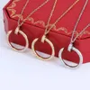 Stainless steel Fashion classic nail Pendant Necklaces C-shaped men and women couples party diamond jewelry to send lover does not310s