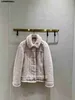Luxury Coat Alpaca Wool Coat MaxMaras Samma material Maxmara Autumn/Winter Tteddino Fleece Short Fleece08xs