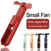 HA-LIFE MINI FAN 휴대용 1500mAH 지속적인 접이식 USB 충전식 팬 및 Flashlight Function273V