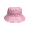 Ladies Spring and Summer Bucket Hat Jacquard Fabric Breathable Fashion Designer Fisherman Hat Letter Printed Sun Protection Hats