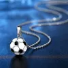 Pendant Necklaces 2023 Trendy 3D Football For Men Punk Fashion Metal Chain Necklace Sports Lover Boys Jewelry Gift Wholesale