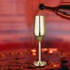Vinglasögon unika champagne flöjtprydnadsbägare kopp för bordsskivbröllop