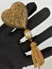 Broches Vintage stijl mode hoog gevoel voor middeleeuwse liefde Fringe broche