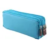 Pulpit prostokątny dla szkolnego zamka błyskawicznego Anti Lost Organizaters Triple Pocket Pencil Case wielokrotnego użytku przyjaciele Praktyczne biuro