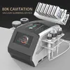 6 I 1 Hot Sale Skin Rejuvenation Body Slimming Machine 80kHz Cavitation Vakuum Fett Burning Limosution Lymfatisk dräneringsmassageutrustning