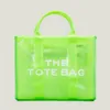 Handtas in fluorescerende kleur met transparante PVC-tas Enkele schoudertassen Cross-body tas met grote capaciteit199u