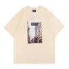 Kith X New York Camiseta para hombre Diseñador Camisetas de alta calidad Camisetas de entrenamiento para hombres Camiseta de gran tamaño 100% algodón Camisetas Kith Vintage Manga corta q1