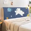 BEDSPREED PIG BEAR Animal Stretch All-Inclusive Bed Head Cover Print Cartoon Bedside Back Soft Square Headboard Slipcover For Bedroom Soffa 231205