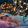 Snaren Led-lichtslingers op batterijen voor slaapkamer Kerstmis Meisjes Lente Bruiloft Binnen Buiten Decoratie Feestdecors
