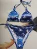 BIKINI Summer Designer Women Bikini Zestaw seksowne l przezroczysty pasek luksusowy gwiazdy kostiumu kąpielowego Kształt kąpielowy palenie damskie Kąpiec Kącik SWOJE Zuży