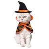 Hundkläder Creative Christmas Shawl Cloak Dress Up Funny Dogs Dress Up Festive Halloween Pet Costume Cape 231205