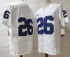 Penn State College Football 26 Saquon 9 Trace McSorley 88 Mike Gesicki 2 Marcus Allen Paterno Ed Jerseys White Navy No Name 150th Men