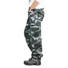 Mens Pants Camouflage Camo Cargo Men Casual Cotton Multi Pocket Long Trousers Hip Hop Joggers Urban Overalls Military Tactical 231204