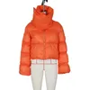 Jaquetas femininas em 2023 roupas de inverno moda cachecol gola jaqueta para mulher streetwear cor sólida quente casaco curto feminino outerwear