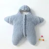 Battaniyeler bebek uyku tulumu denizyıldızı kalıp sevimli karikatür şekilli kıyafetler bebekler için doğan pamuk